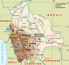 carte Bolivie 